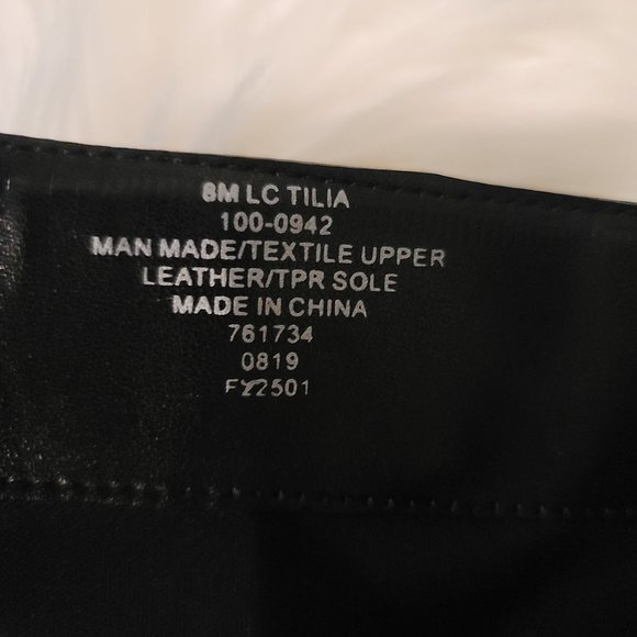 New Liz Caliborne Memory Foam Black Riding Boots - Sz 8 - Picture 9 of 10